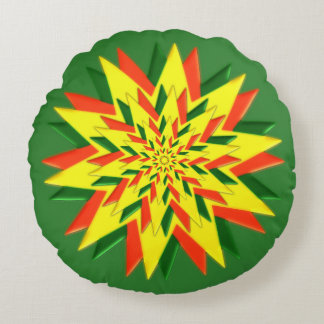 Coussins Ronds Yuletide Star Pillow