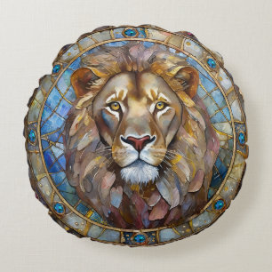 Coussins Ronds Zodiaque - Lion le Lion