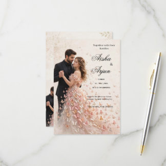 Coustom wedding invitation card