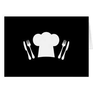 Couteau de casquette de chef et cuisine ou