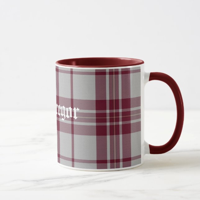 Coutume classique MacGregor robe Tartan Plaid Mug (Droite)