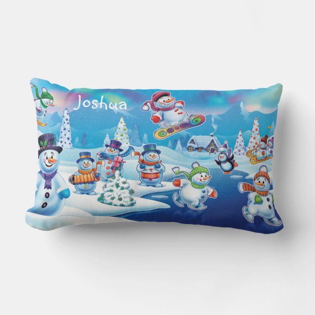 Coutume coussin de motoneige pour hommes de Noël (Recto)