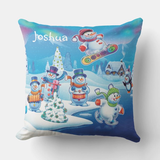 Coutume coussin de motoneige pour hommes de Noël (Recto)