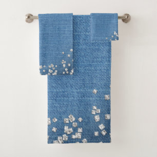 Coutume de Bling de denim et d'étincelle de