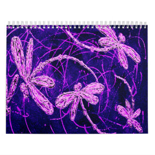 Coutume de calendrier de collection de libellule