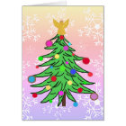 Coutume de carte de Noël