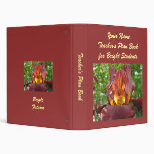 Coutume de classeur de livre du plan du professeur