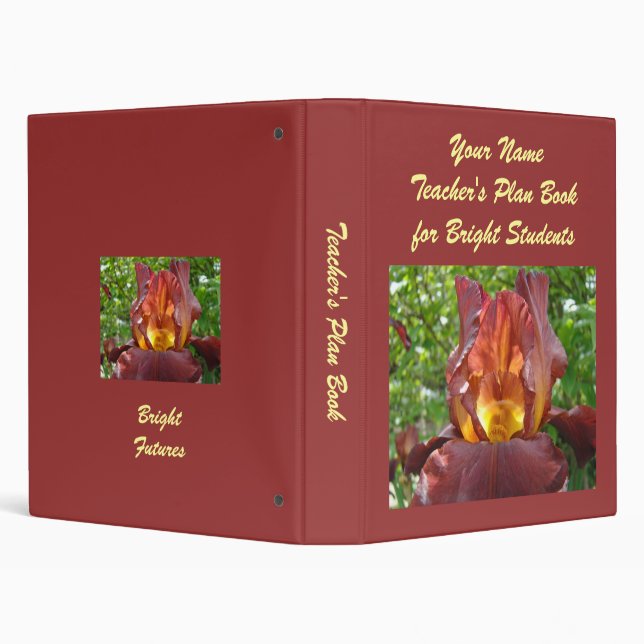 Coutume de classeur de livre du plan du professeur (Arrière-plan)