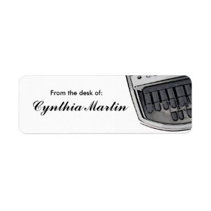 Coutume du bureau des autocollants de sténographe