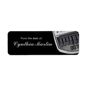 Coutume du bureau des autocollants de sténographe