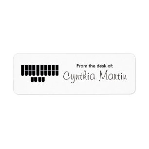 Coutume du bureau des autocollants de sténographe