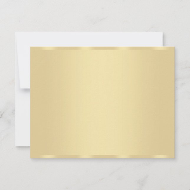 Coutume Gold Look Blank Modèle Moderne Élégant (Devant)