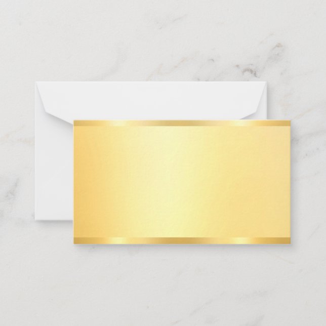 Coutume Gold Look Blank Moderne Modèle élégant (Devant)