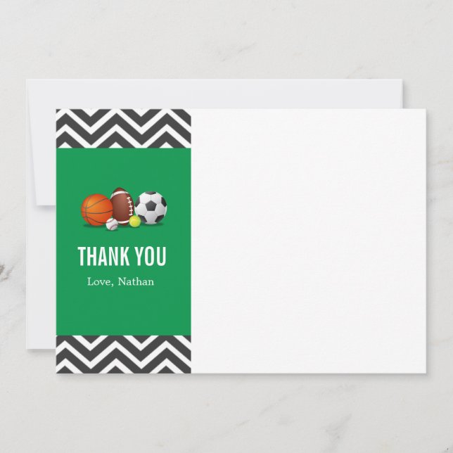 Coutume un carte de remerciements All-Star (Devant)