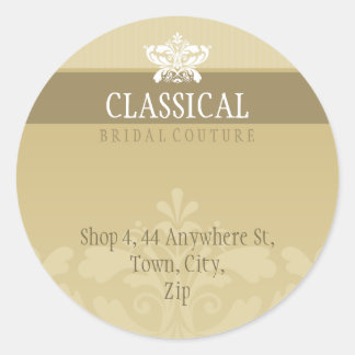 COUTURE ADDRESS LABEL :: classy flourish 1