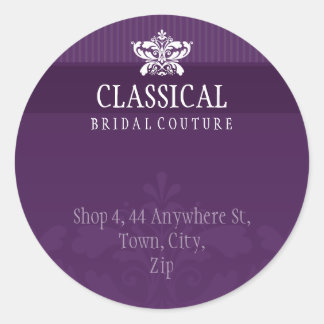 COUTURE ADDRESS LABEL :: classy flourish 12