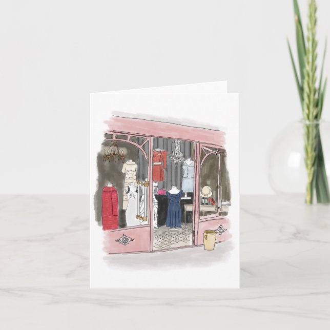Couture au Marché aux puces de Paris - Carte pour  (Devant)