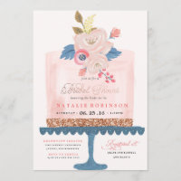 Couture Cake Bridal Shower Invitation