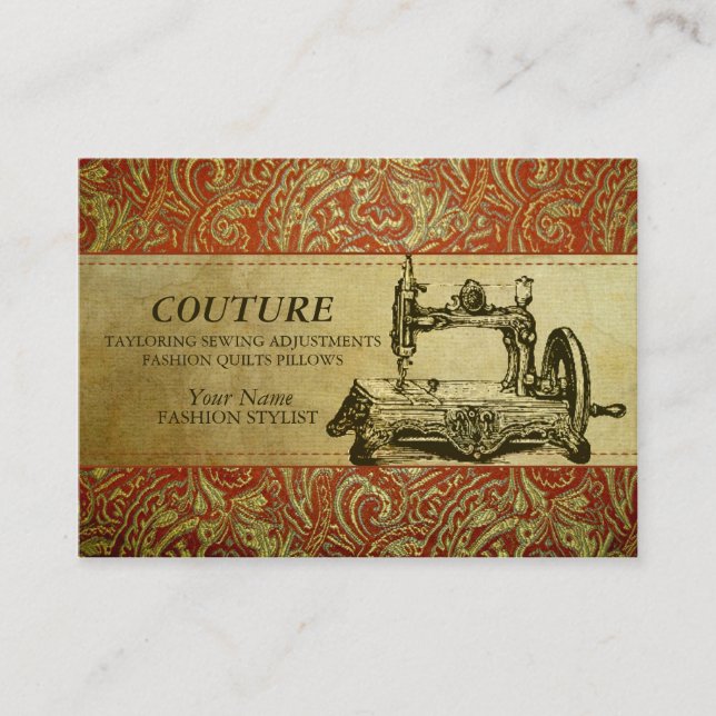 COUTURE - carte de visite (Devant)