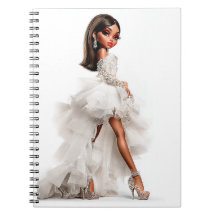 Couture Cloud Spiral Photo Notebook