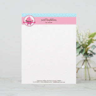 Couture Cupcake Bakery Letterhead
