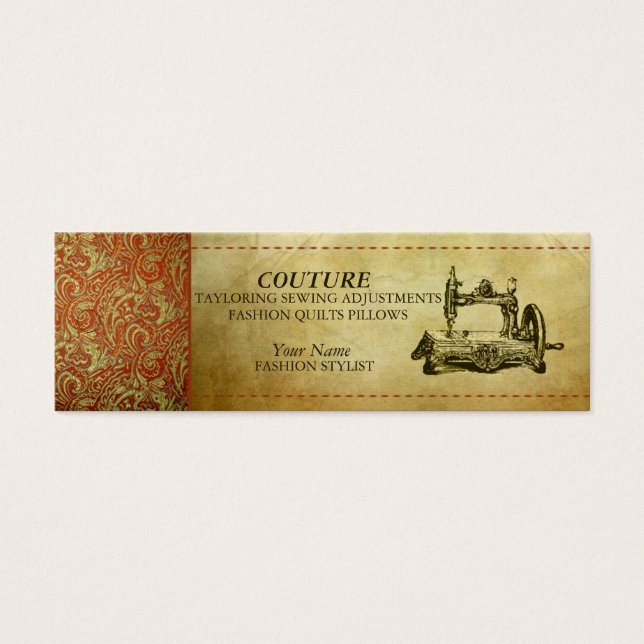 COUTURE - Étiquette de prix des marchandises (Devant)