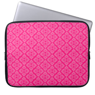 Couture inspired hot pink 15 inch laptop case