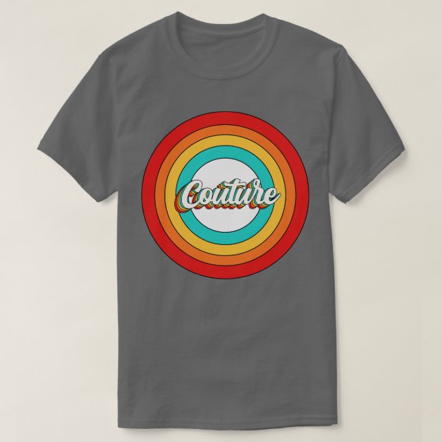 Couture Name Shirt Vintage Couture Circle (Design Front)