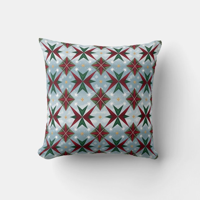 Couvercle et Coussin Motif Nordique Star (Recto)