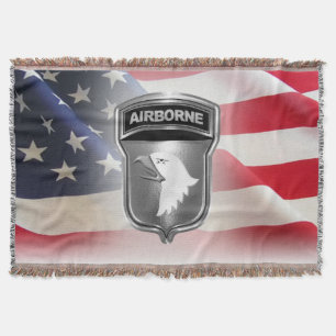 Couverture 101e division aéroportée Patch encadré sur mesure
