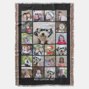 Couverture 21 Photo Collage - Grille avec texte supplémentair