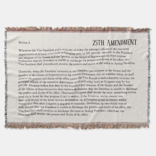 Couverture 25e amendement Constitution Destitution Mise en ac