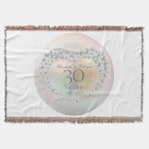 Couverture 30e anniversaire du Mariage Chic Pearl Heart