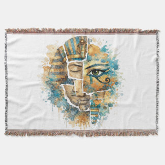 Couverture Abstract Egyptian Pharaoh with Eye of Horus