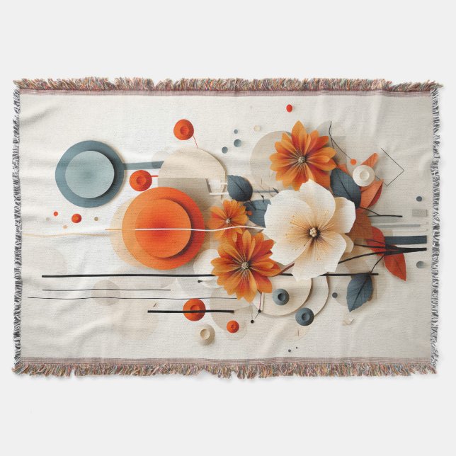 Couverture Abstract Geometric Floral (Devant)