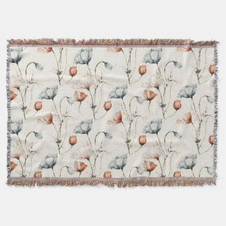 Couverture Aesthetic Watercolor Patriotic Wildflowers