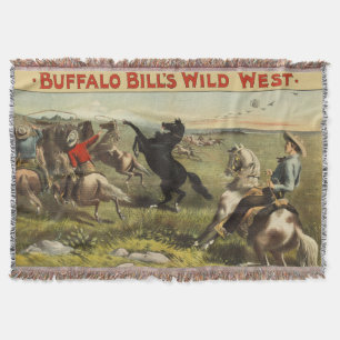 Couverture Affiche de cow-boy de l'Ouest sauvage de Buffalo B