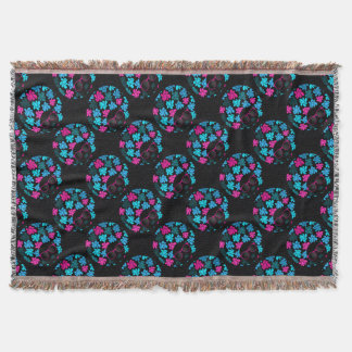 Couverture Afro Diva Turquoise et rose chaud