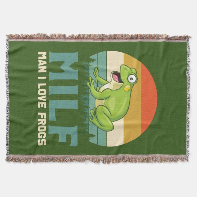 Couverture Aimer Frogs Throw (Devant)