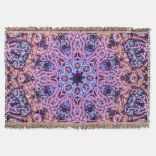 Couverture Alien complexe pourpre Kaleidoscopic Mandala