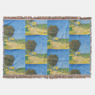 Couverture Allée ensoleillée vibrante & Maison jaune de Van G