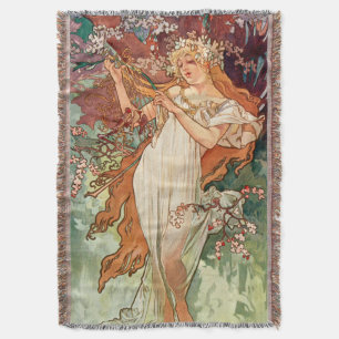 Couverture Alphonse Mucha, Les Saisons (1896) Printemps