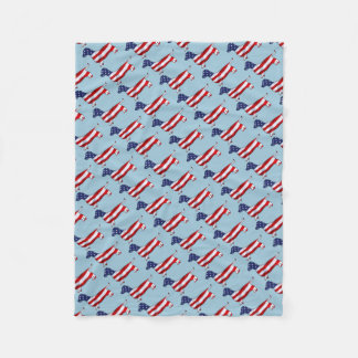Couverture américaine d'ouatine de chien de