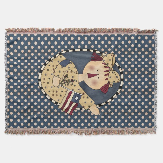 Couverture Americana Annie Throw Blanket (Devant)