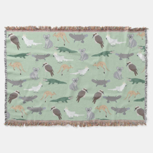 Couverture Animaux autochtones australiens Eucalyptus Motif v