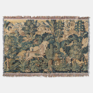 Couverture ANIMAUX D'IMAGINAIRE, CHEVAUX, BOIS Bleu Vert Flor