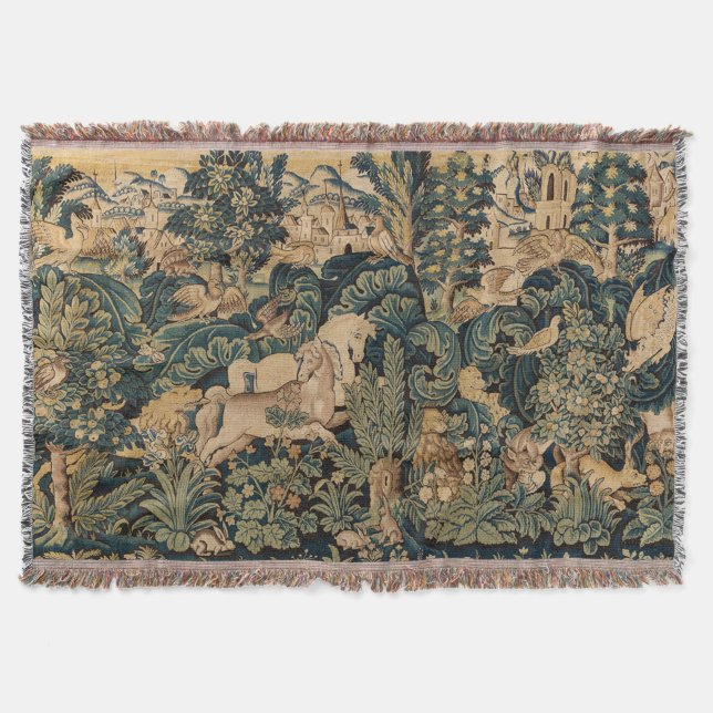 Couverture ANIMAUX D'IMAGINAIRE, CHEVAUX, BOIS Bleu Vert Flor (Devant)
