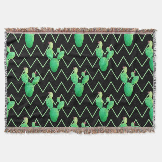 Couverture Aquarelle Cactus