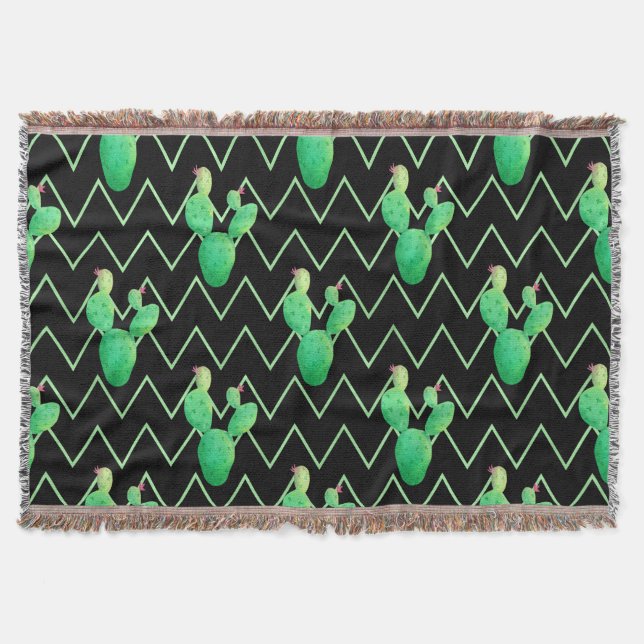 Couverture Aquarelle Cactus (Devant)