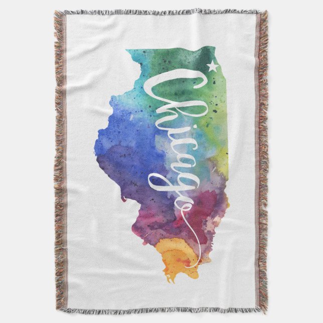Couverture Aquarelle Chicago (devant Vertical)